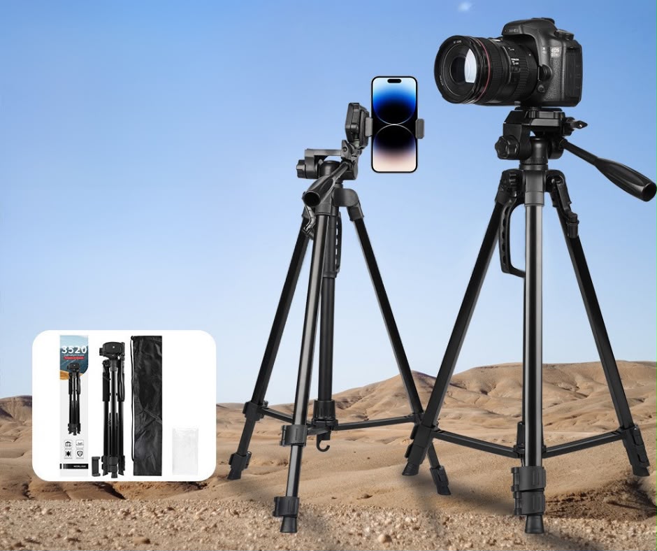 TRIPODE PARA CAMARA PROFESIONAL Y TELEFONO