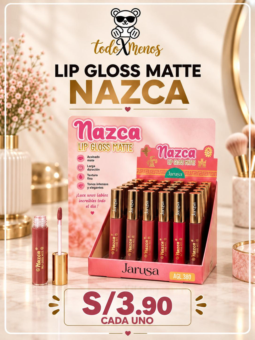 LIP GLOSS MATTE NAZCA JARUSA